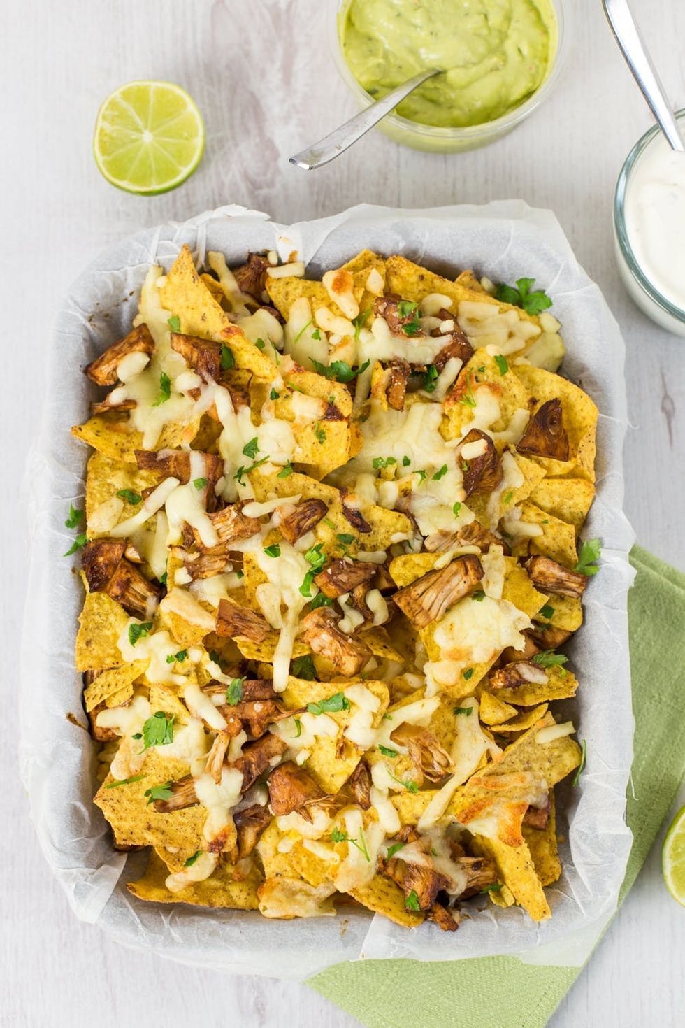 Pulled Jackfruit Nachos