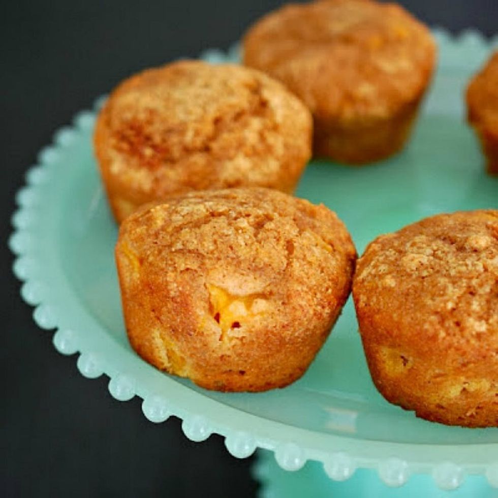 Pumpkin and Peach Muffins