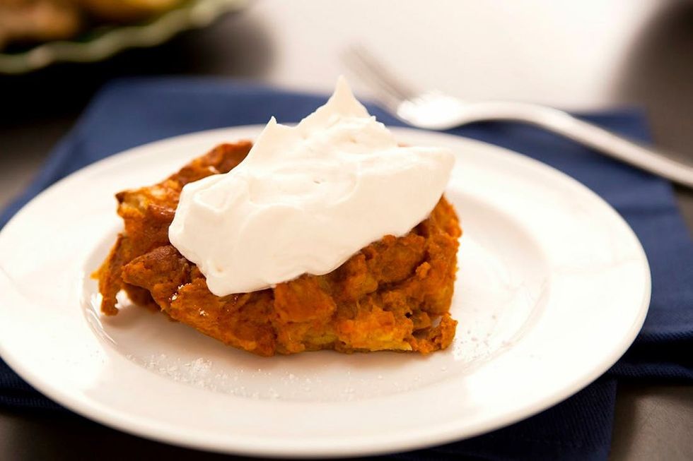 Pumpkin Challah Bread Pudding Recipe