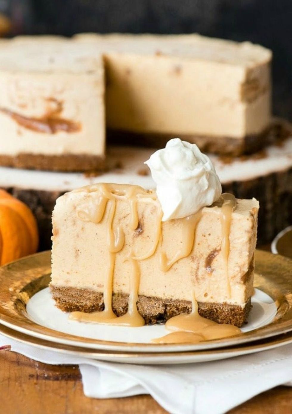 Pumpkin Cinnamon Ripple Ice Cream Pie pumpkin recipes