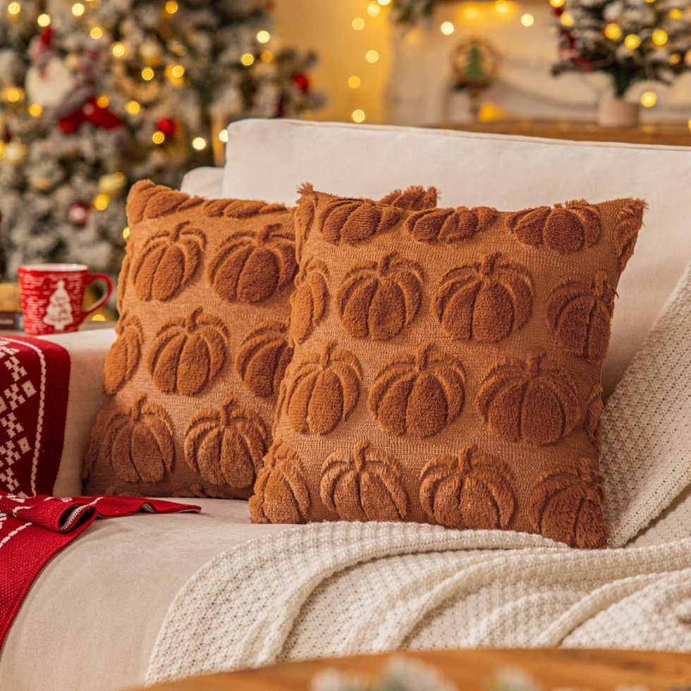 Pumpkin Decorative Pillow Cover Set
