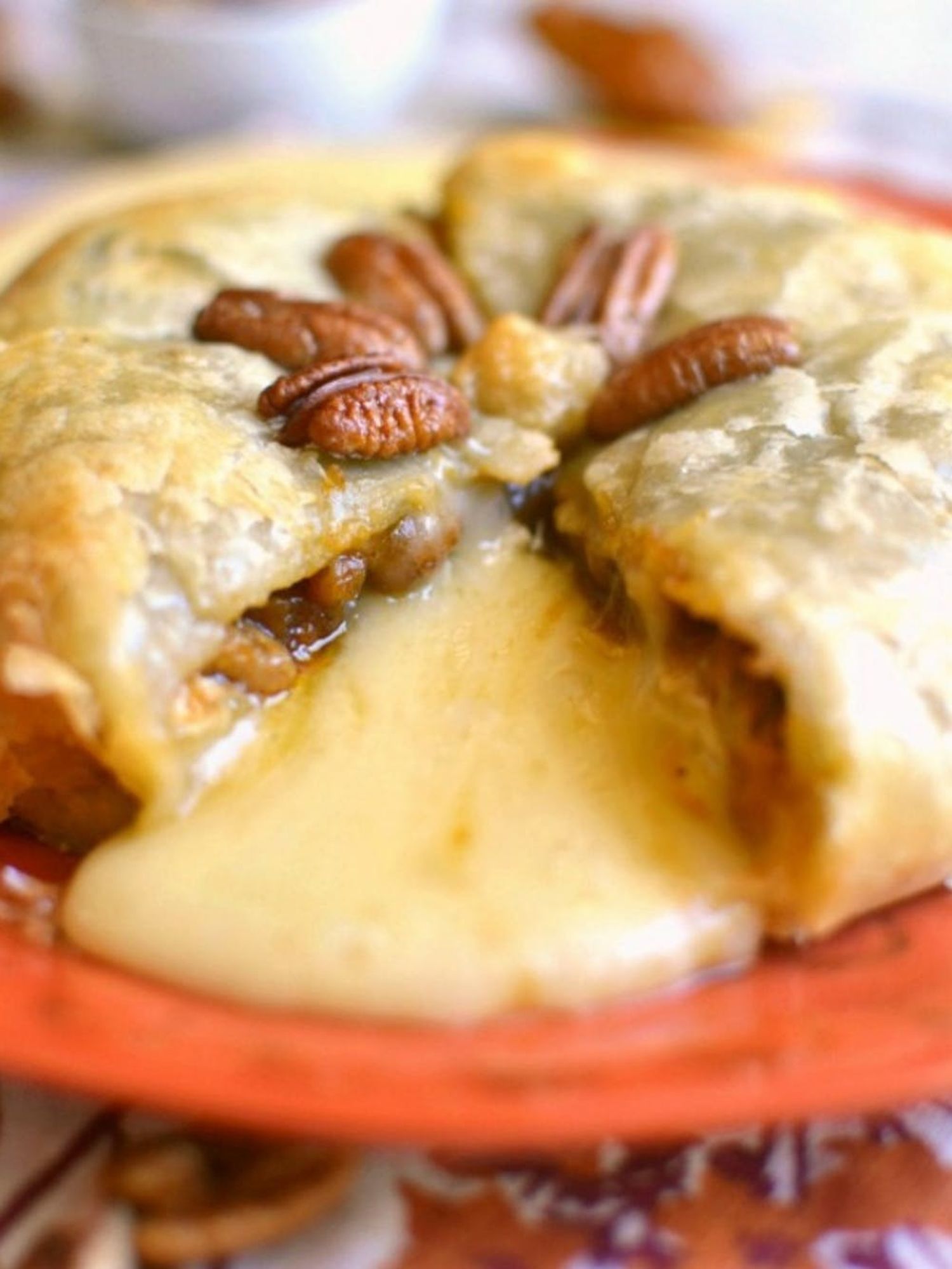 Pumpkin Pecan Baked Brie