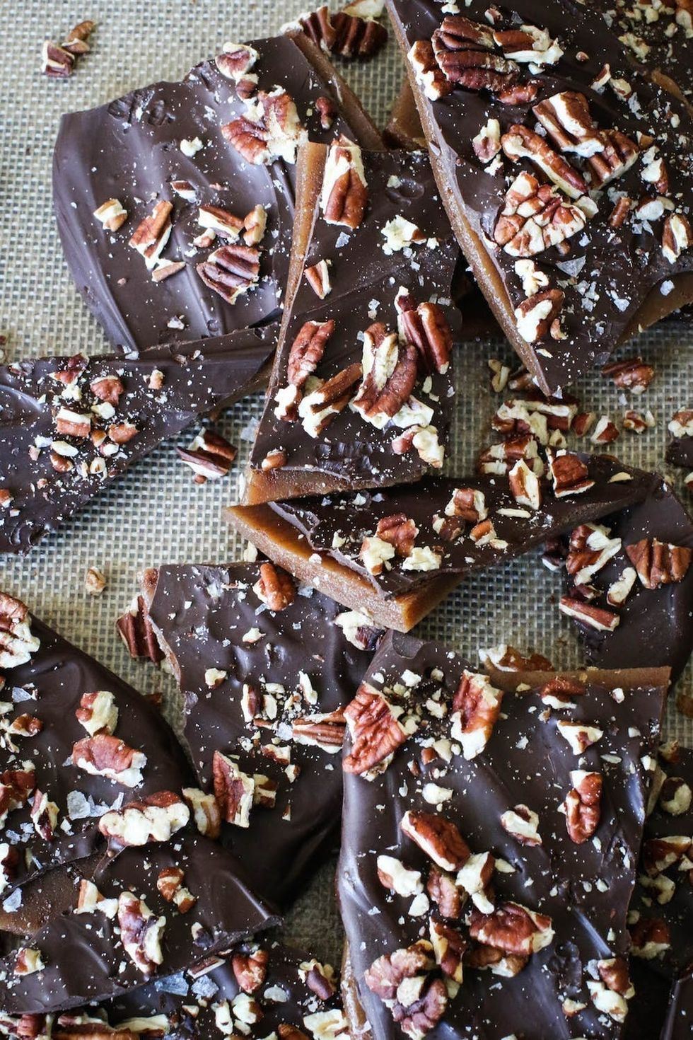 Pumpkin Pie Spiced Toffee Easy Thanksgiving Dessert