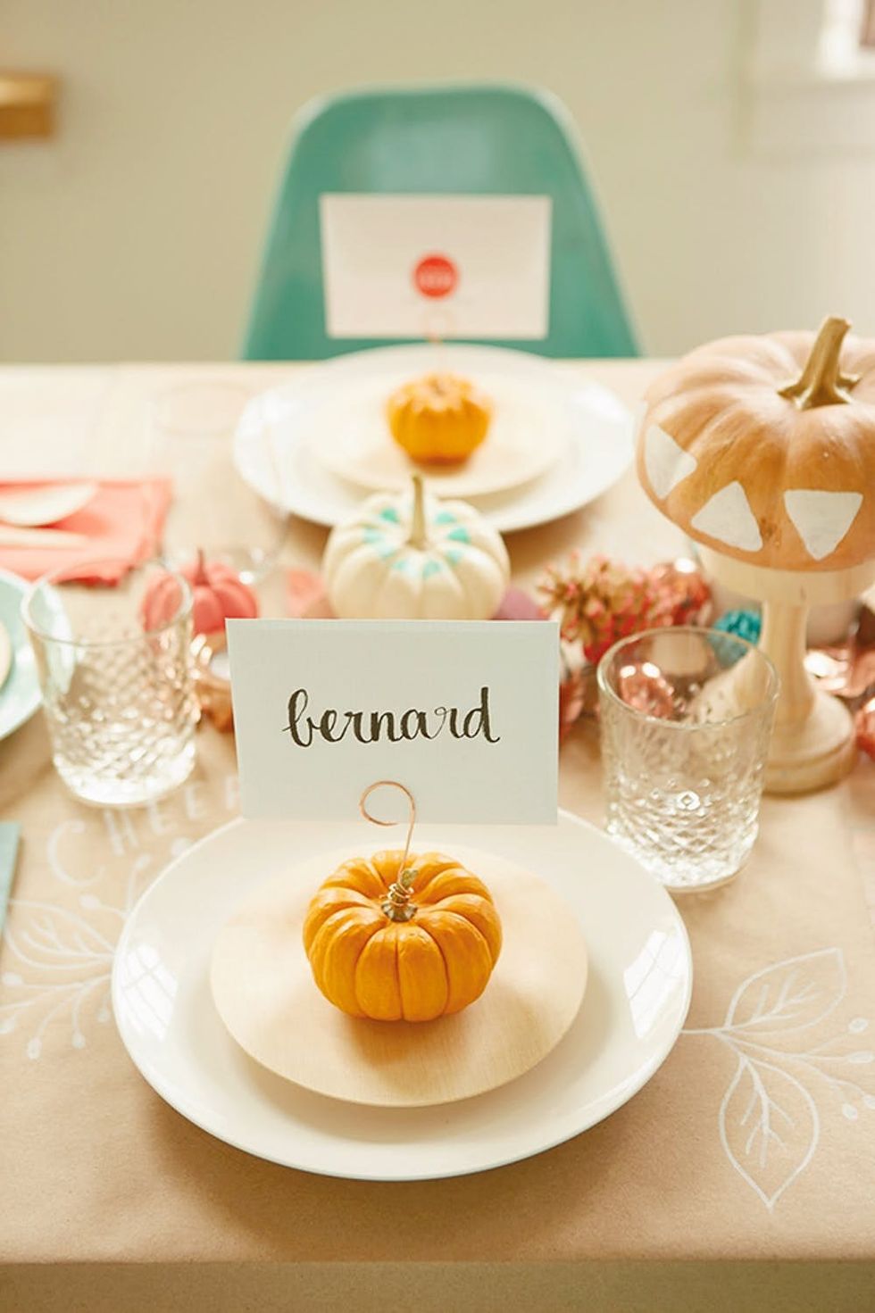 Pumpkin Place Cards