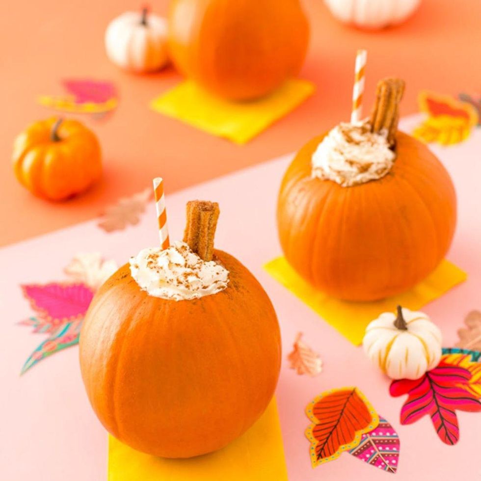 Pumpkin Spice Churro Milkshakes