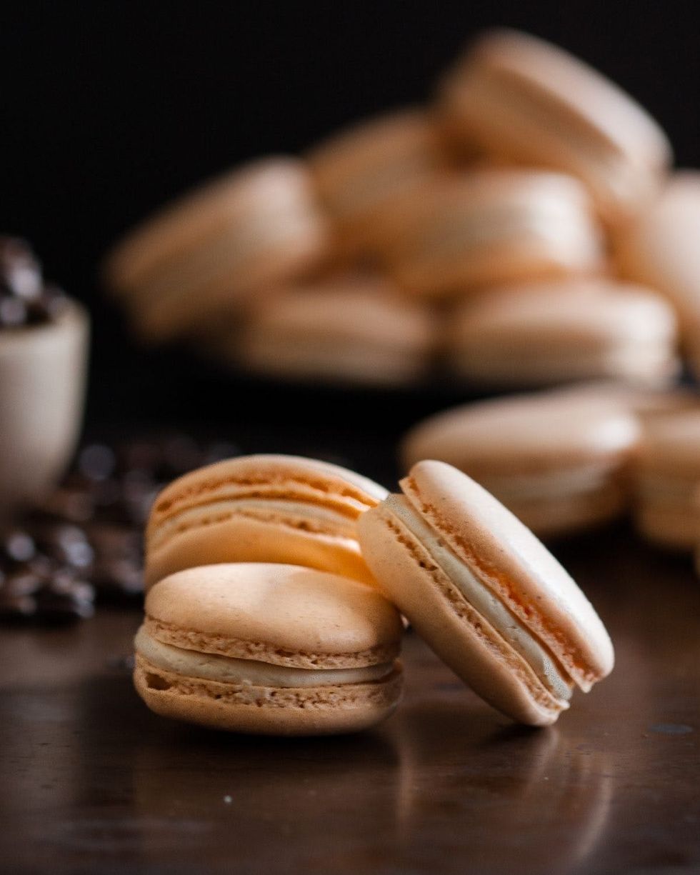 Pumpkin Spice Latte Macarons