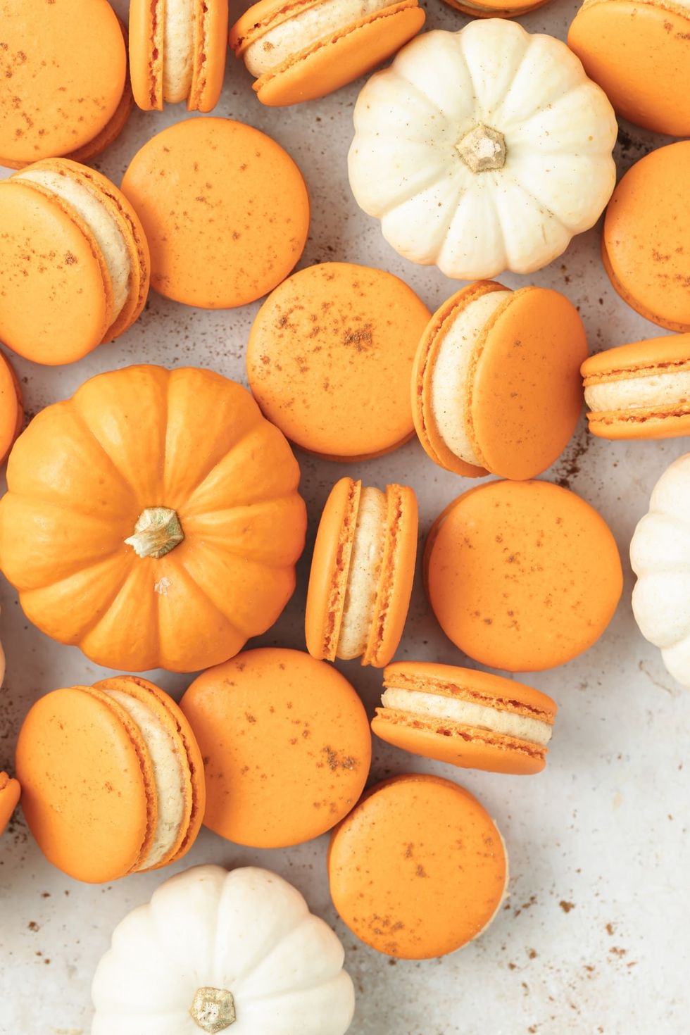 Pumpkin Spice Macarons