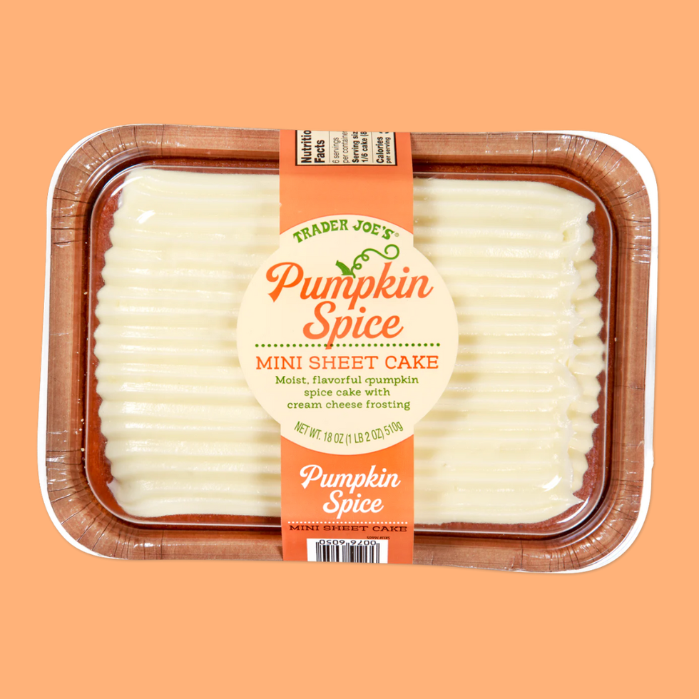 Pumpkin Spice Mini Sheet Cake