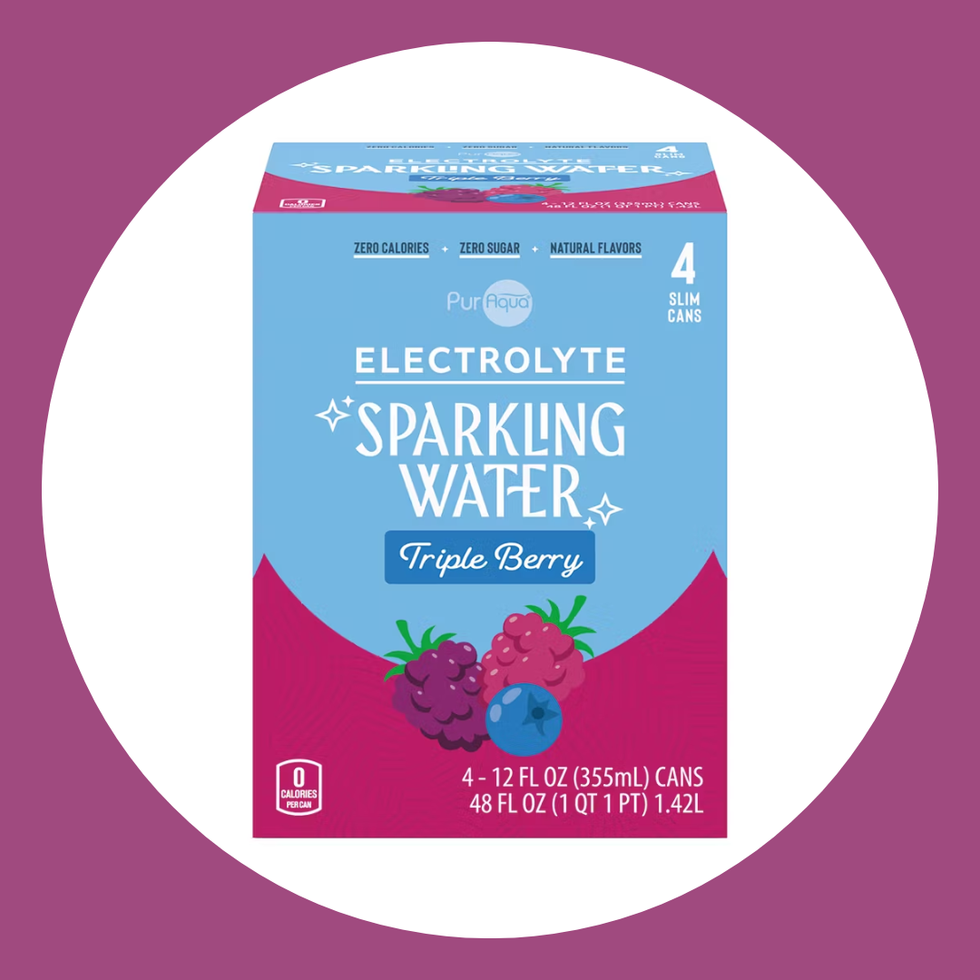 PurAqua Triple Berry Flavored Electrolyte Sparkling Water