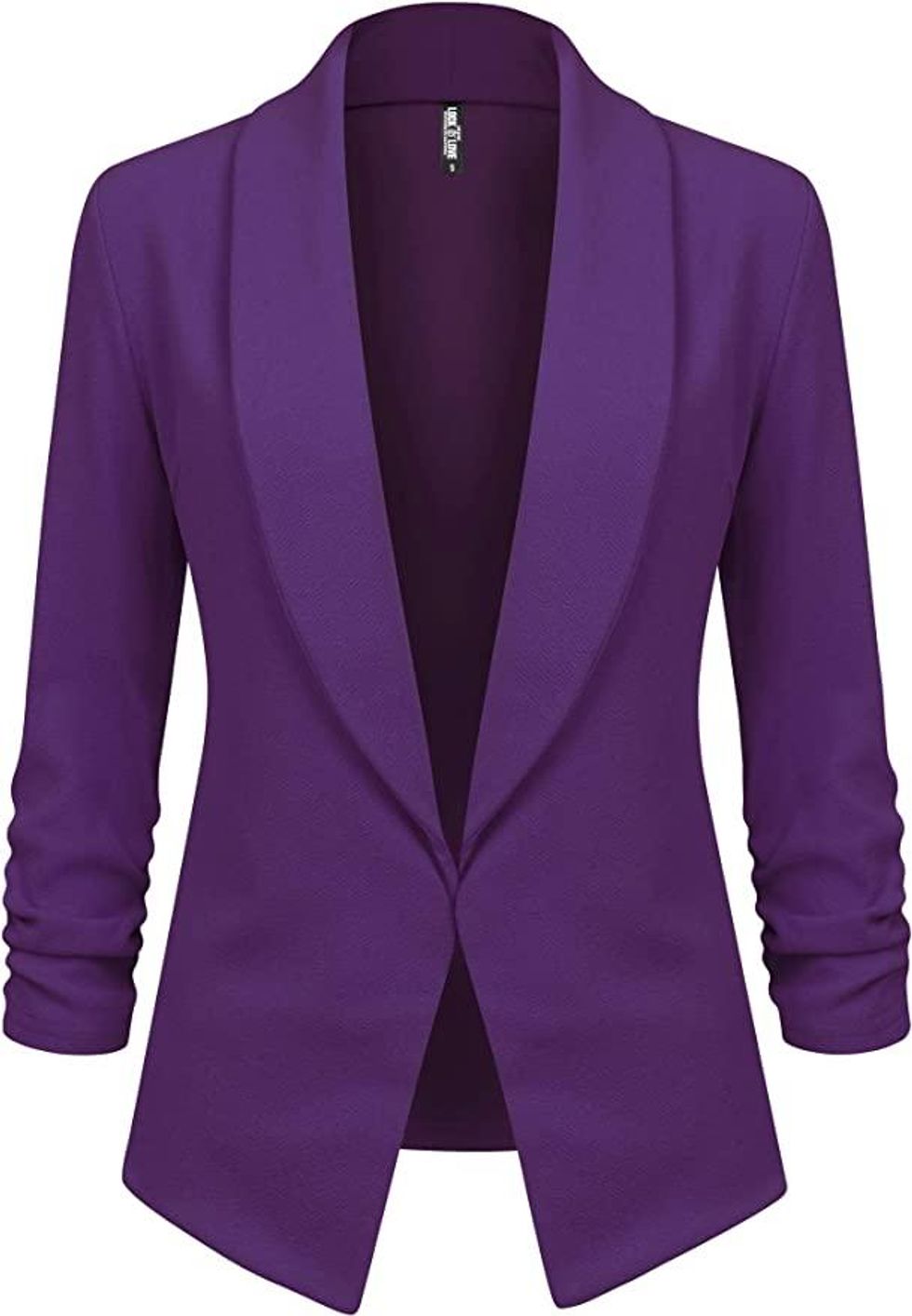 purple blazer