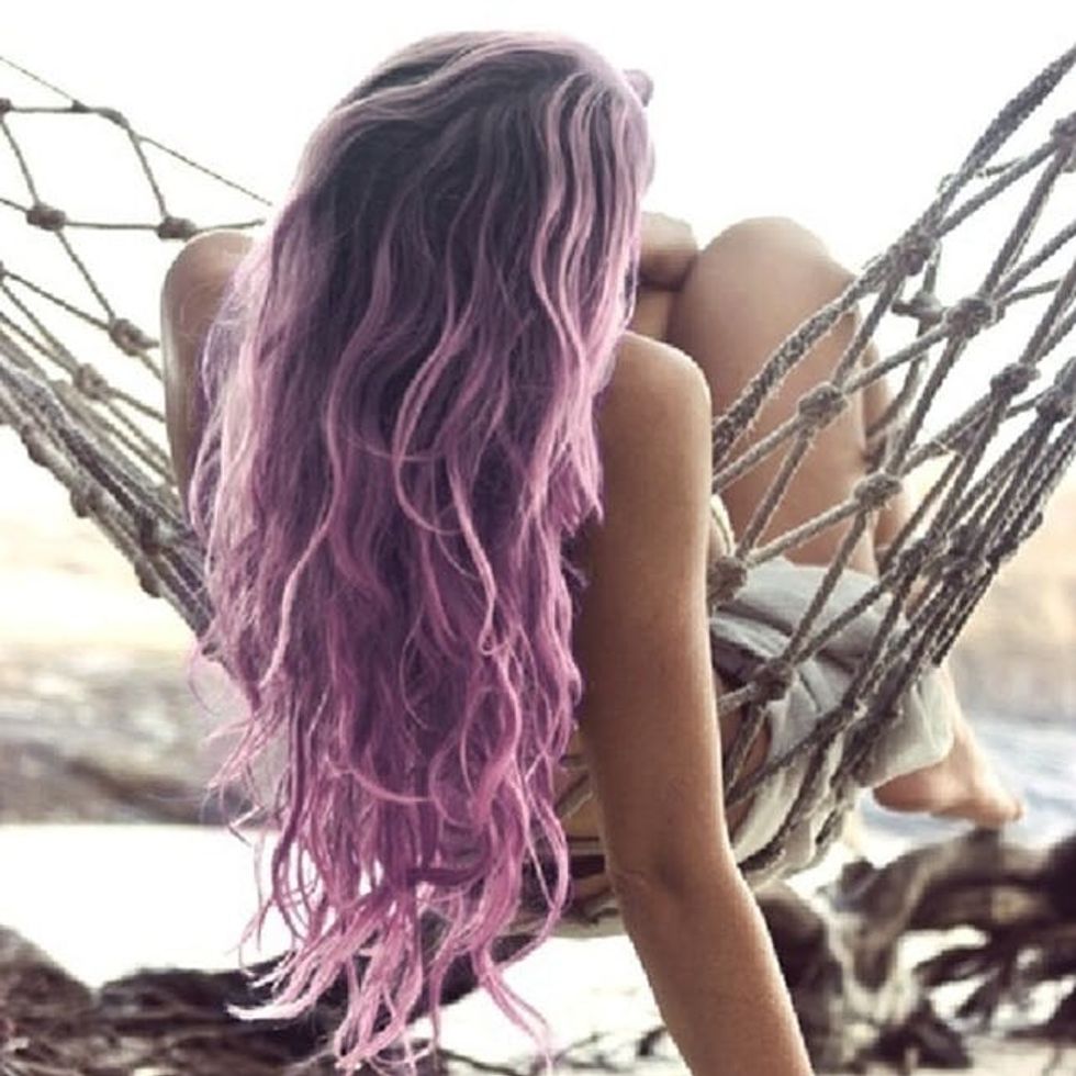 Purple Hair Hammock Beach