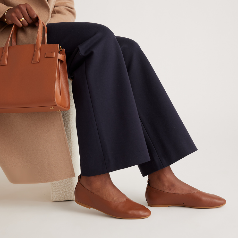 Quince Italian Leather Glove Ballet Flats