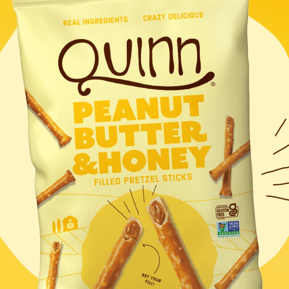 Quinn Peanut Butter & Honey Filled Pretzel Sticks