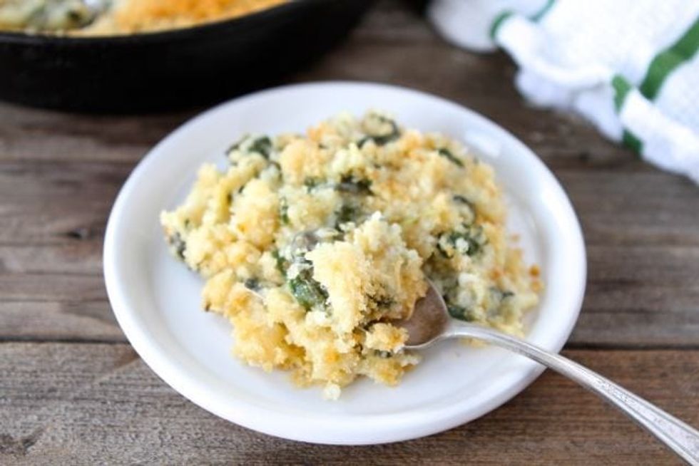 Quinoa Spinach Mac and Cheese