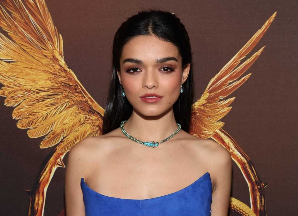 rachel zegler at the hunger games ballad of songbirds and snakes premiere