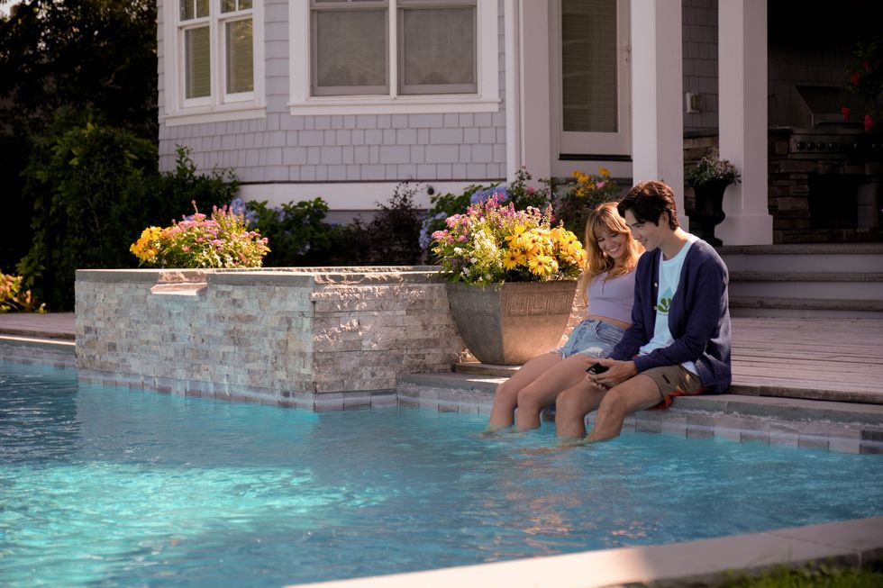 Rain Spencer Sean Kaufman as taylor and steven in the summer i turned pretty