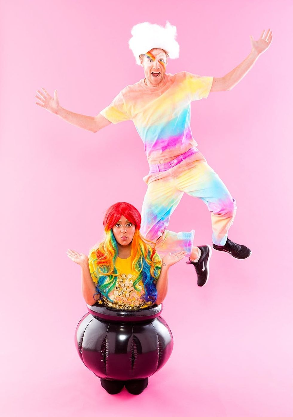 Rainbow and Pot of Gold costume idea