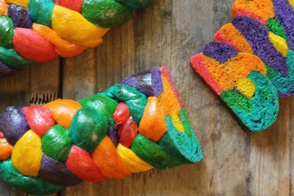 Rainbow Challah