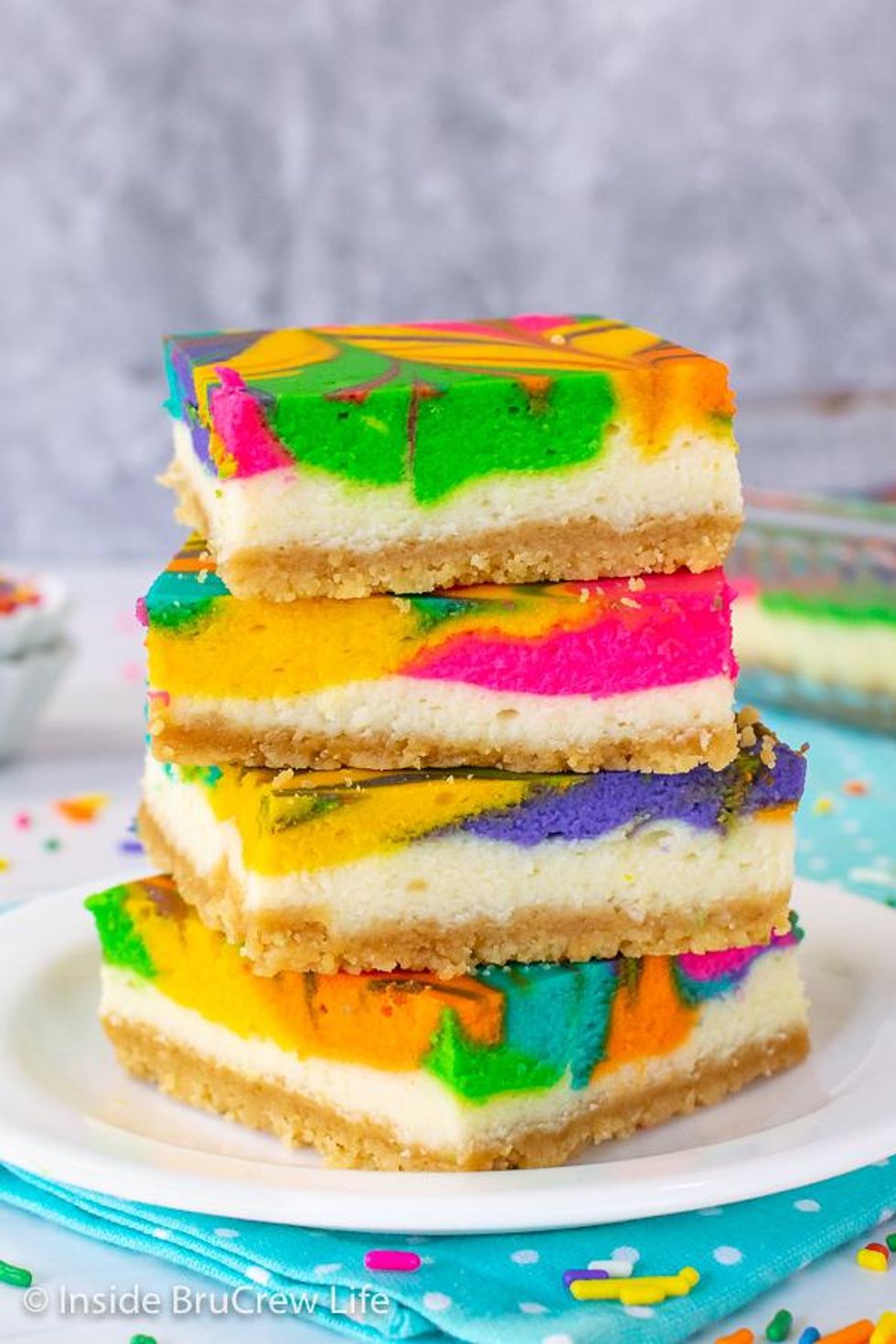 rainbow cheesecake