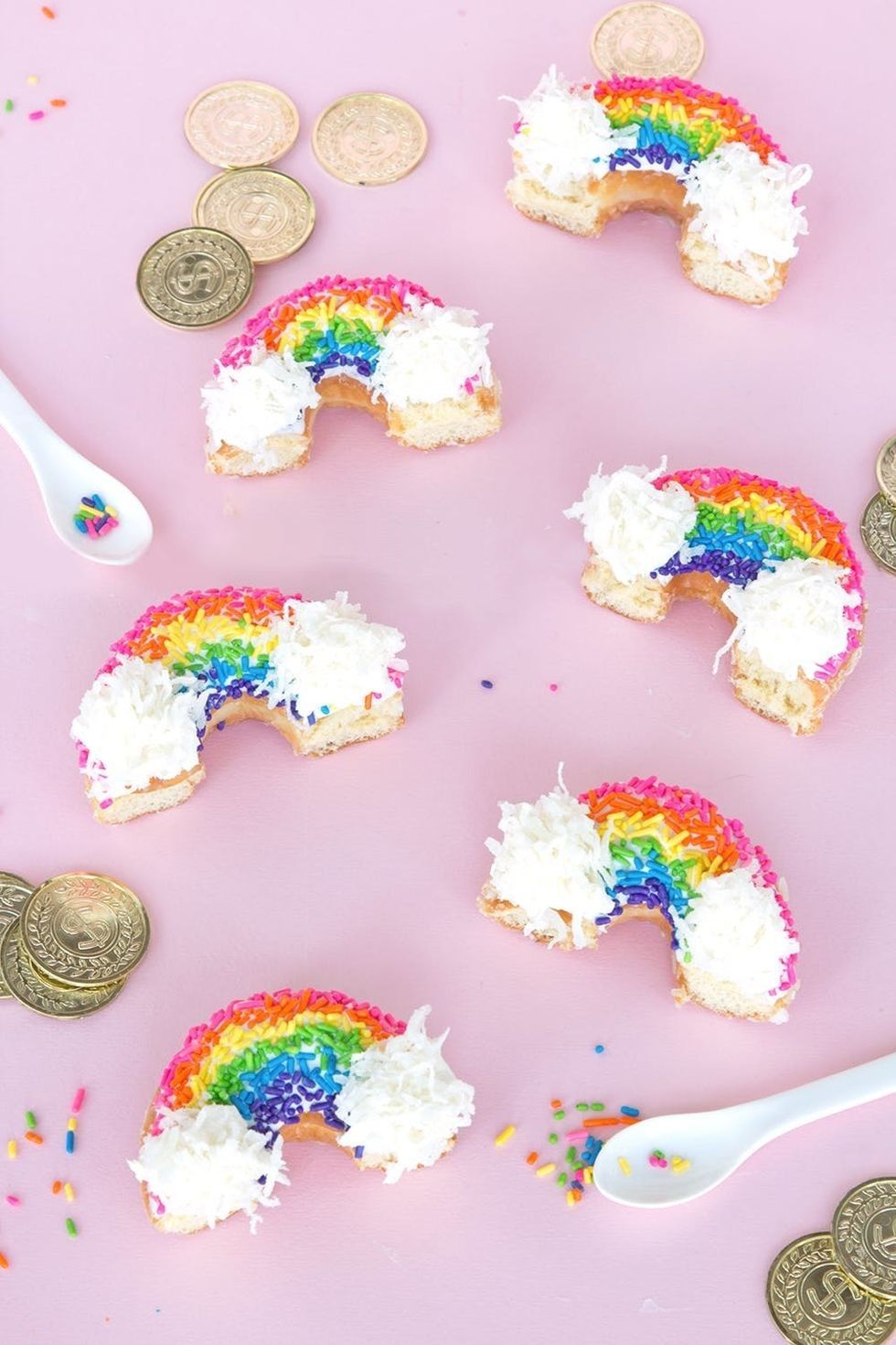 rainbow donuts