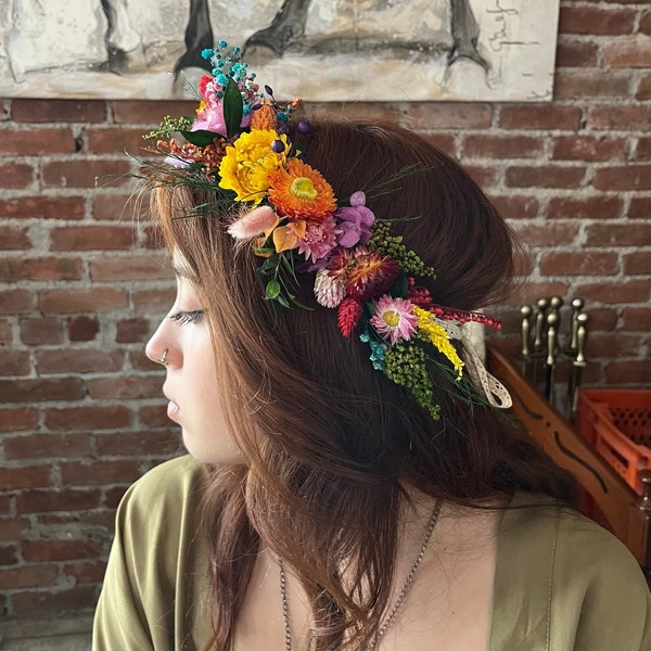 Rainbow Flower Crown
