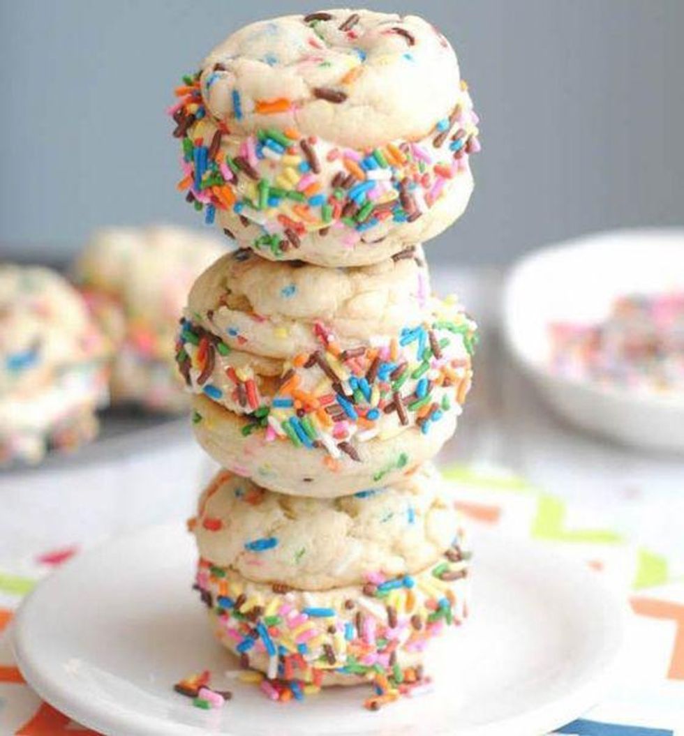 Rainbow Ice Cream Sandwich