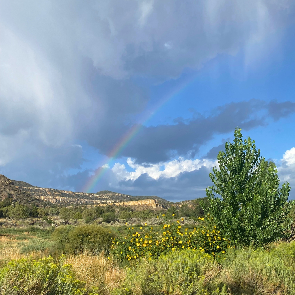 rainbow in escalante utah