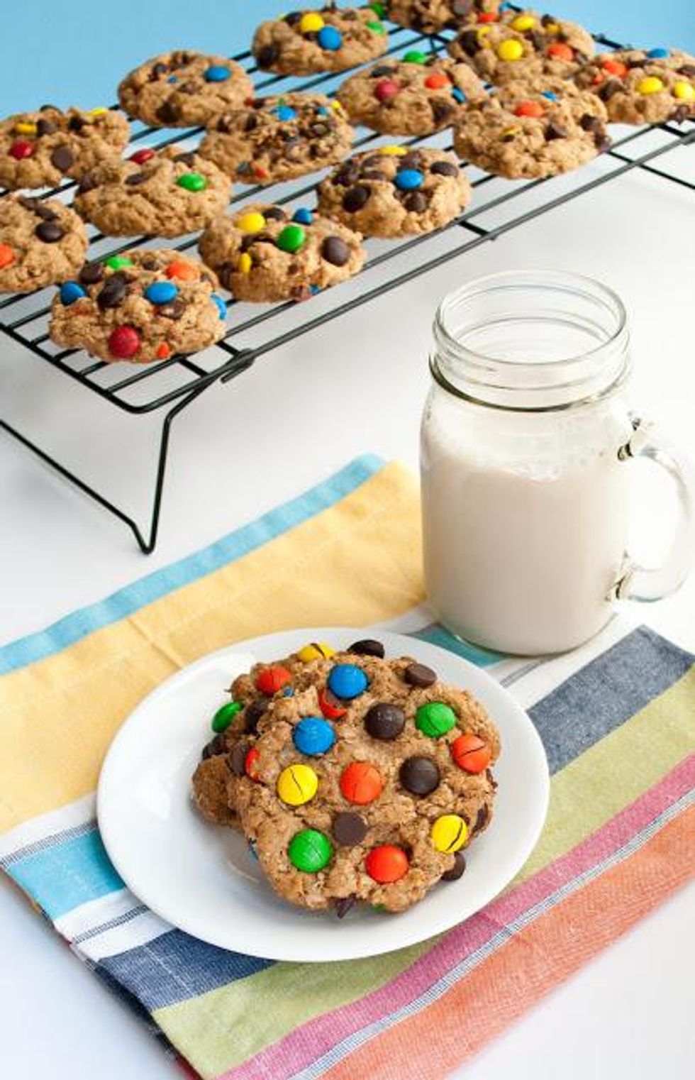 rainbow monster cookies