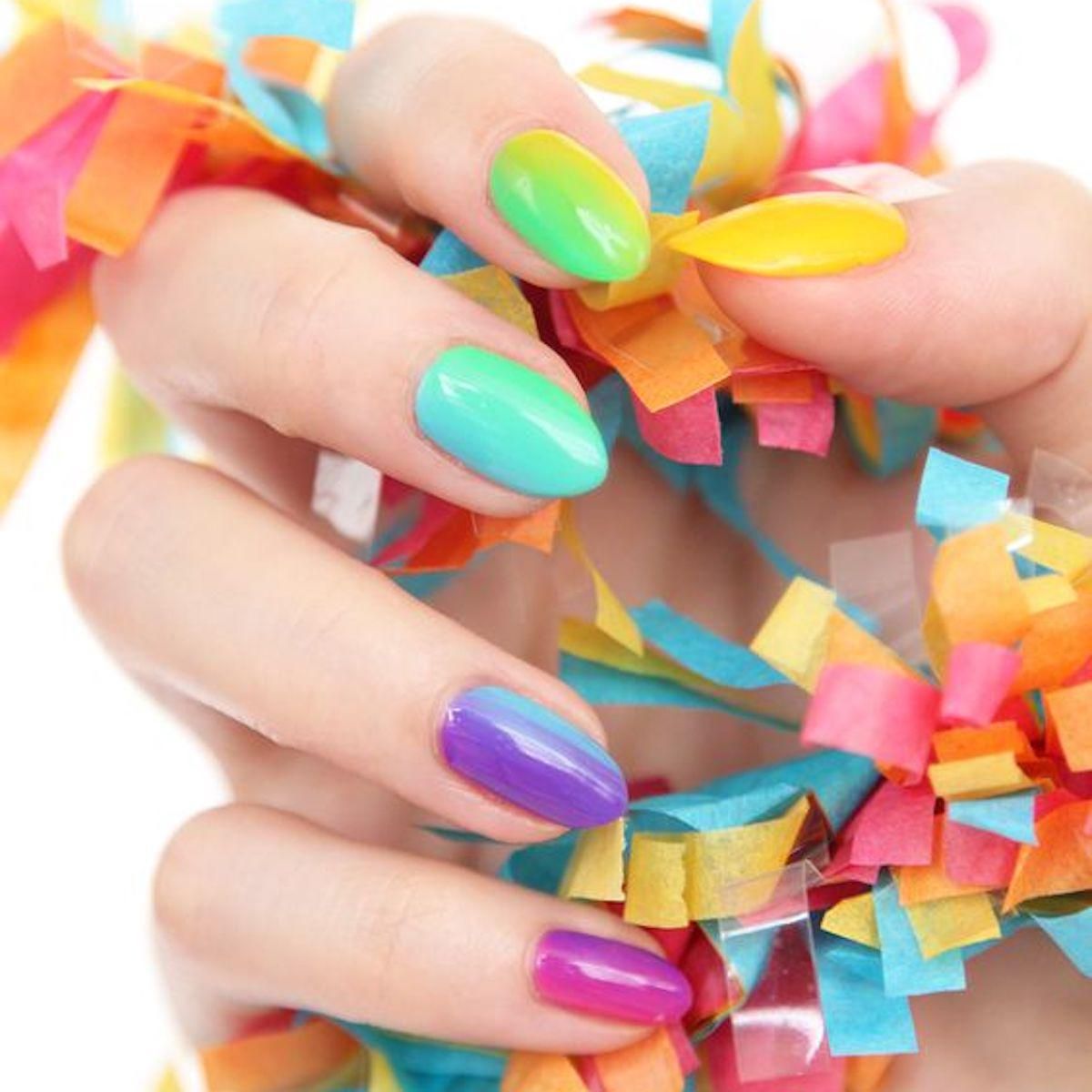 rainbow nails ideas nails for pride
