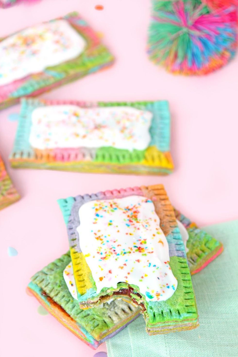 rainbow pop tart