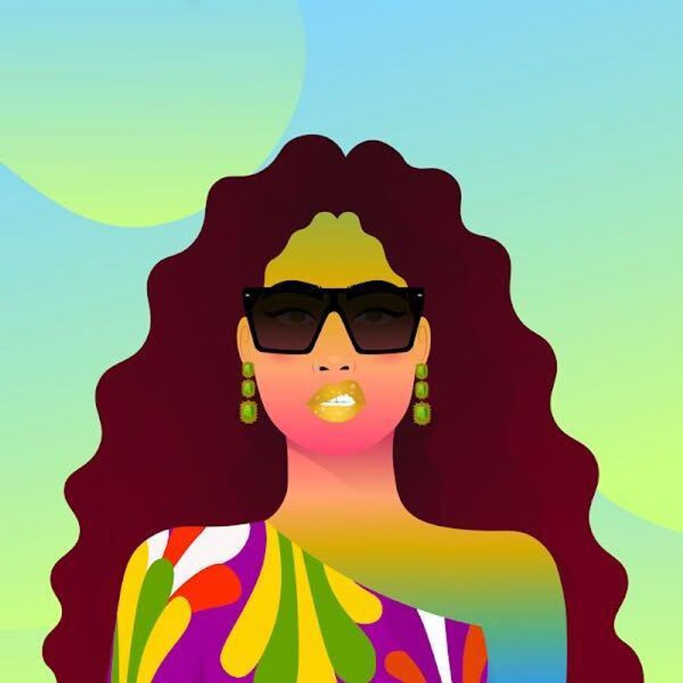 rainbow woman NFT by World of Women