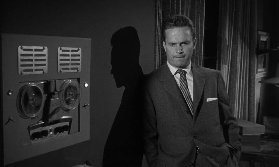 Ralph Meeker as Mike Hammer in Kiss Me Deadly