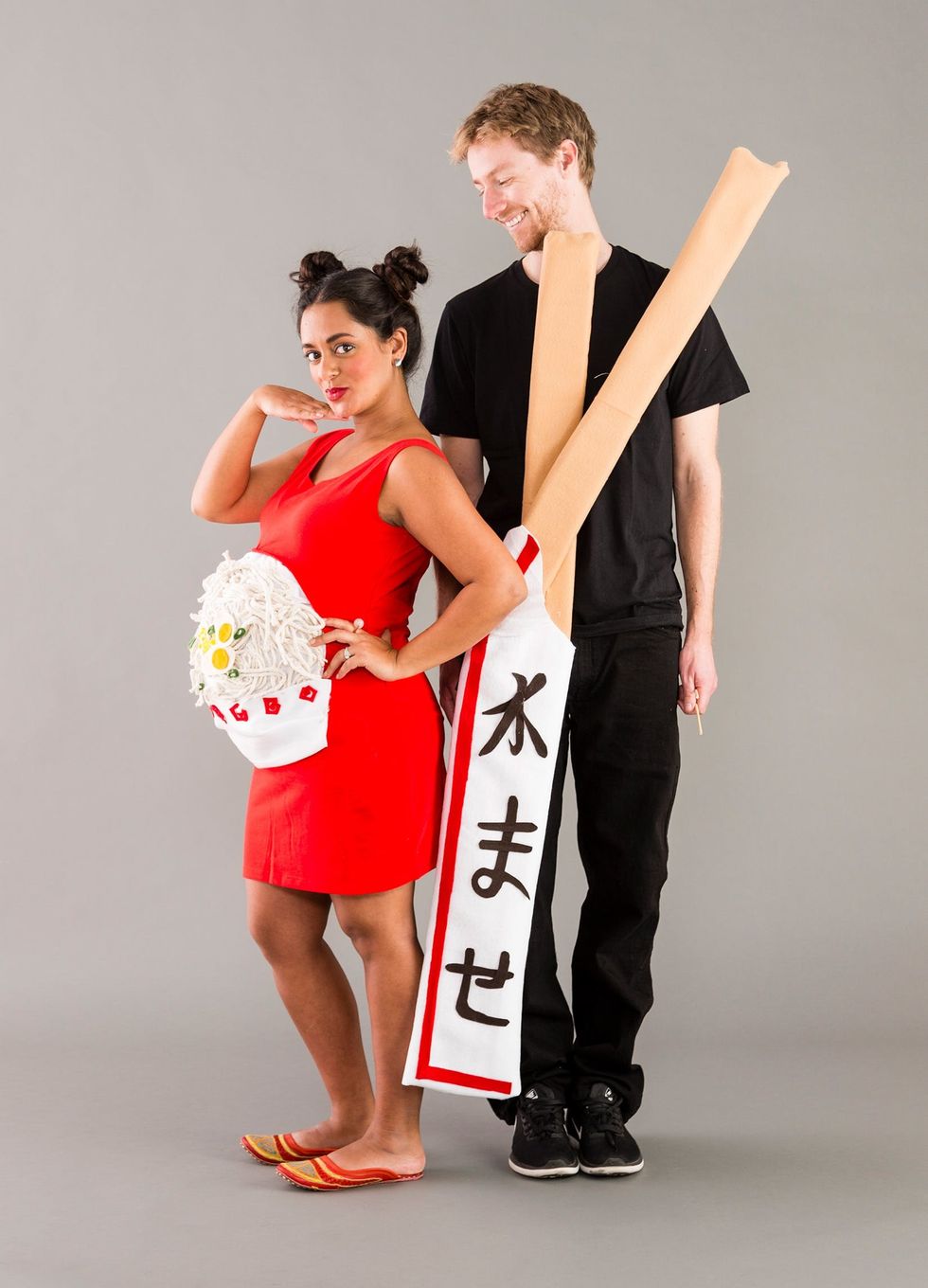 Ramen and Chopsticks couples costume idea