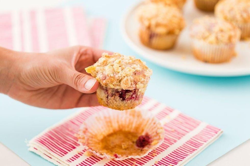 Raspberry Crumble Muffins