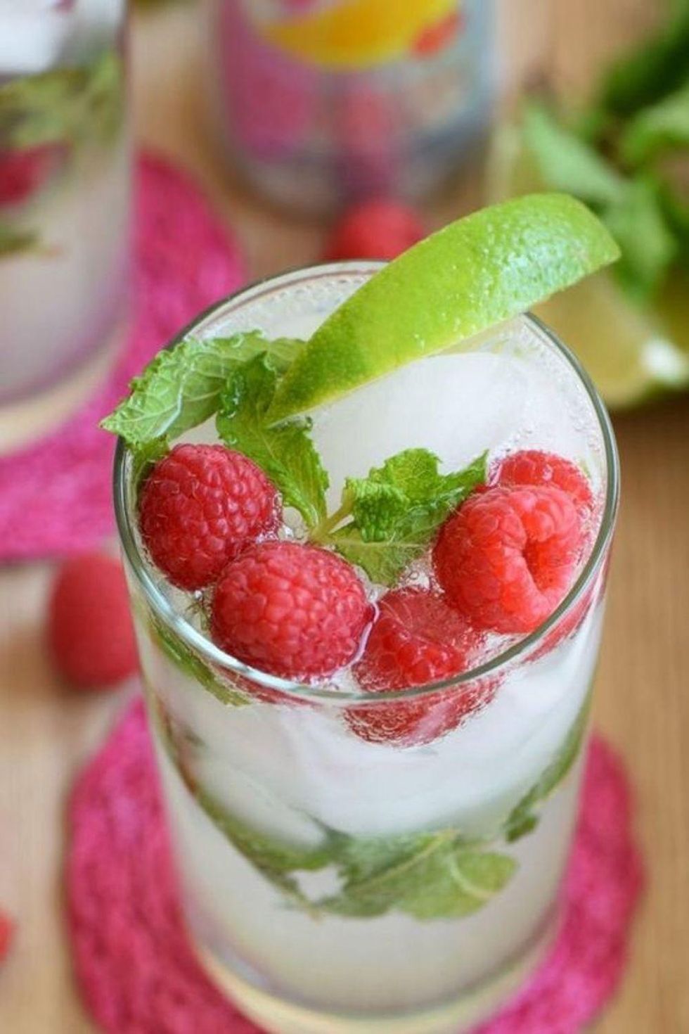 Raspberry Lemonade Virgin Mojito