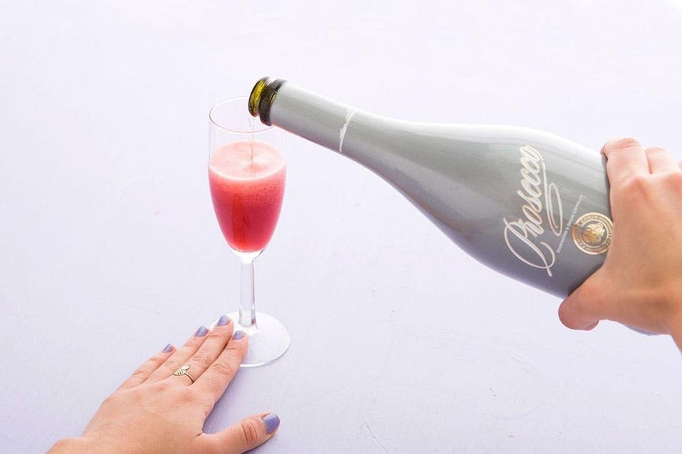 raspberry orange bellini