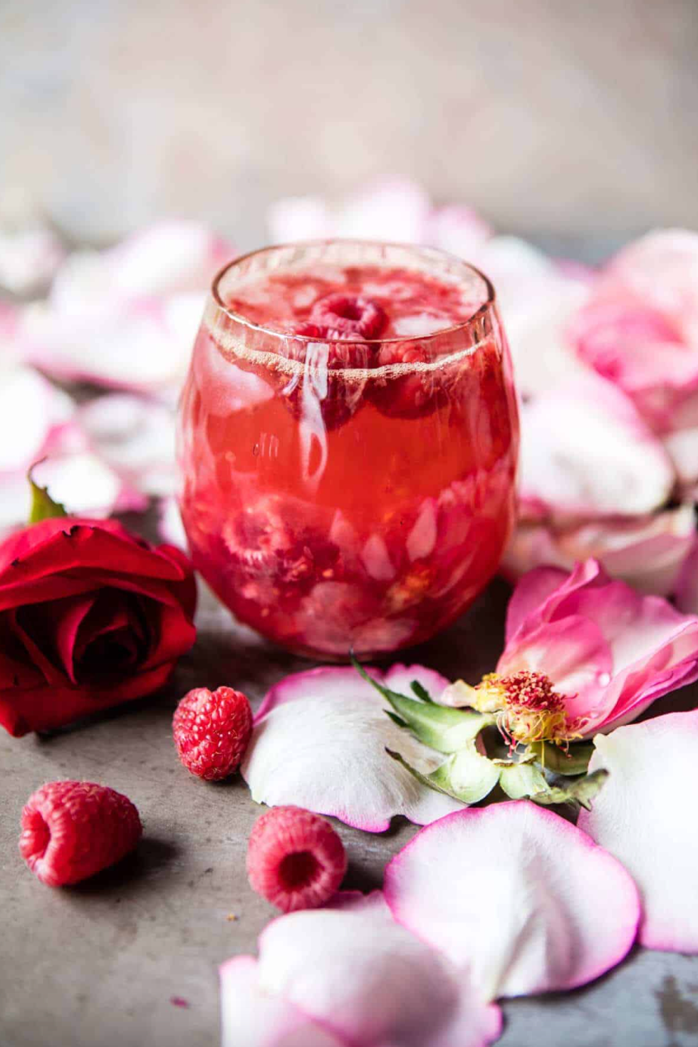 Raspberry Rose Tequila Kombucha