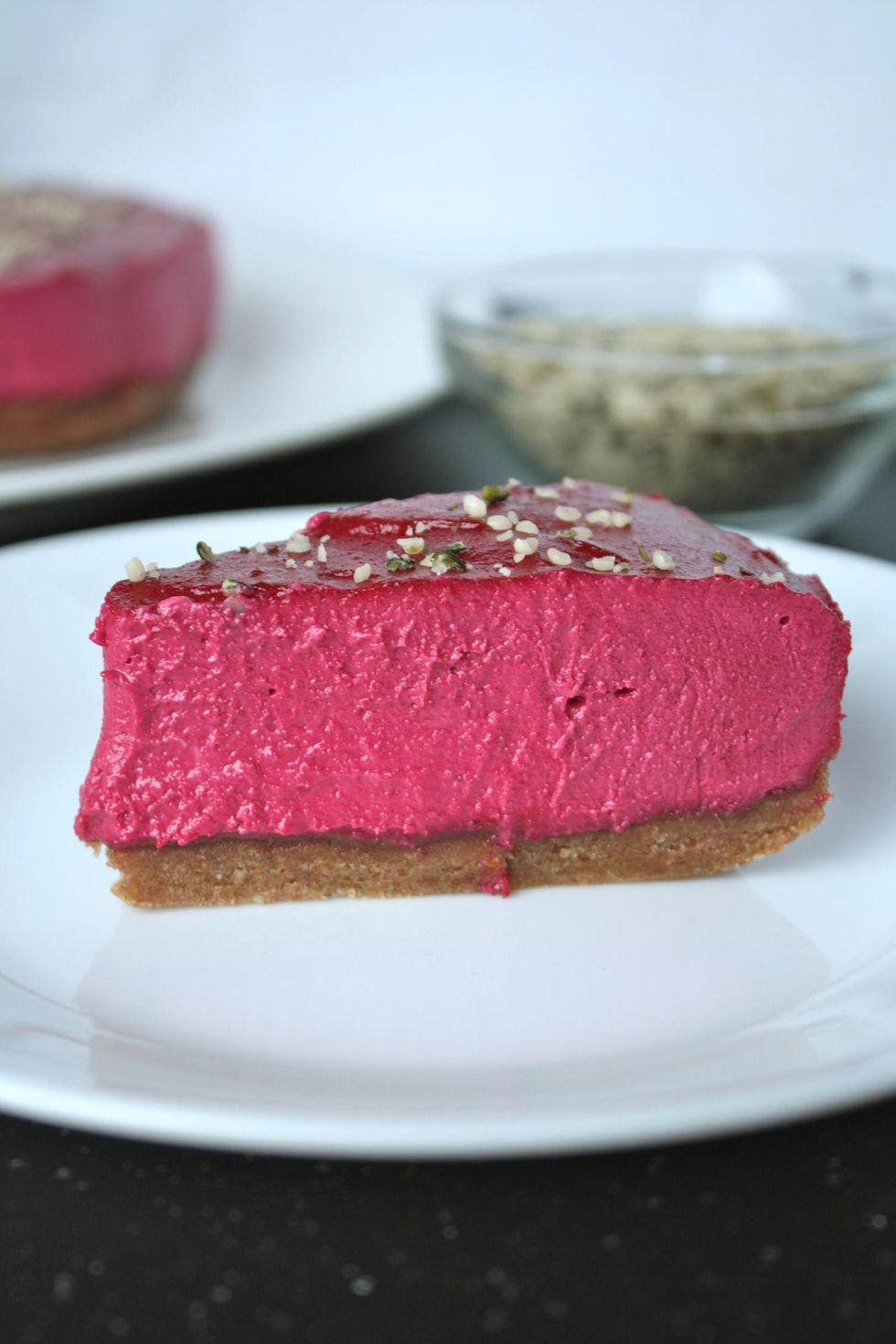 Raw Vegan Beet Cashew Cake
