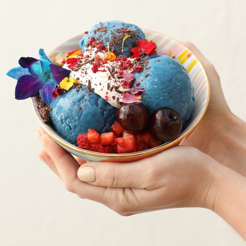 Raw Vegan Blue Majik Nice Cream Bowls