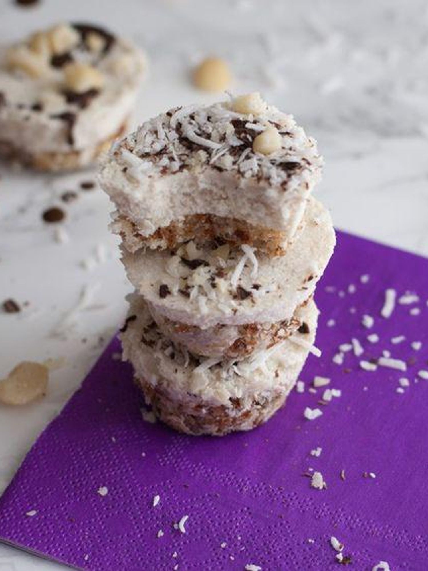 Raw Vegan Coconut Cheesecake Bites