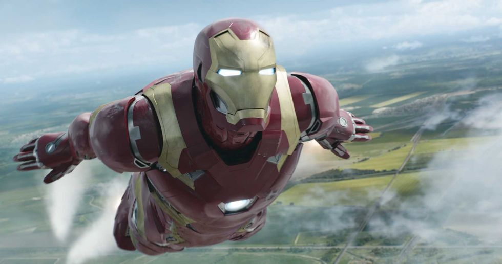 rdj as iron man