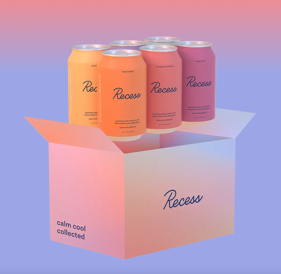 recess sparkling water collection