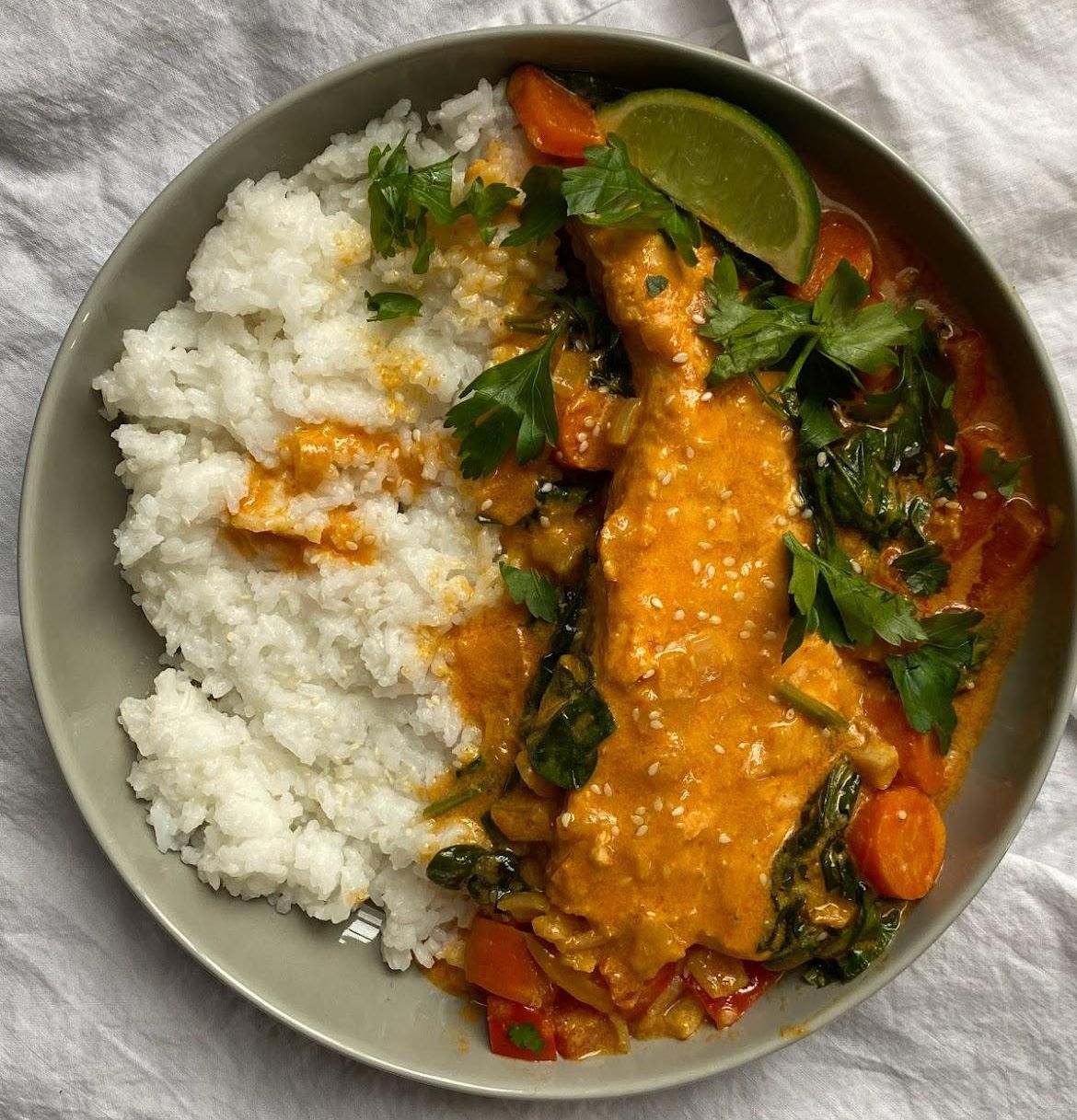 Red Curry Salmon