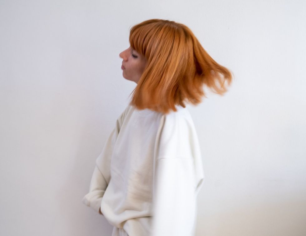 red hair cowgirl copper hair