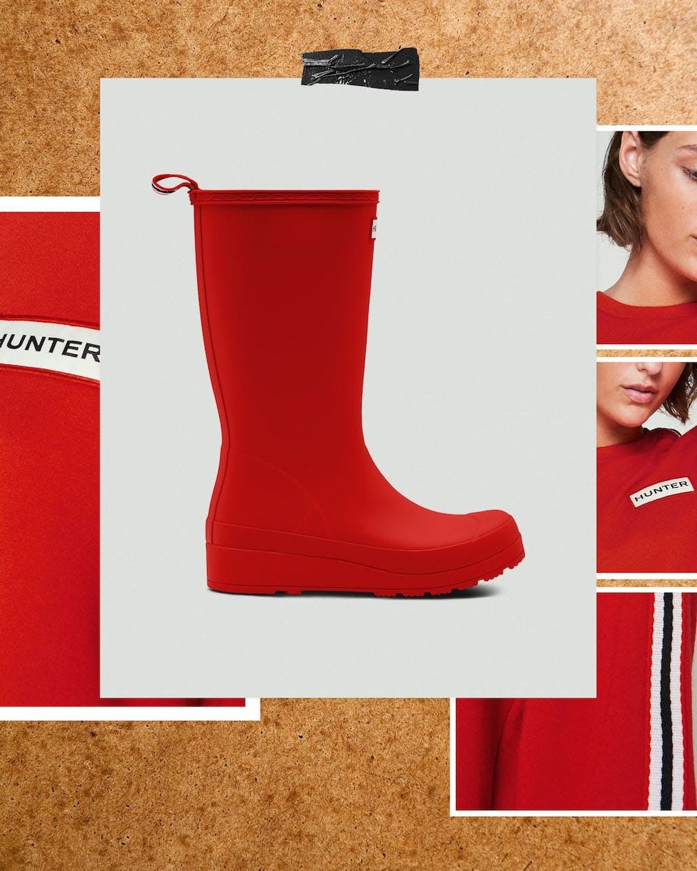 Red Hunter Boot