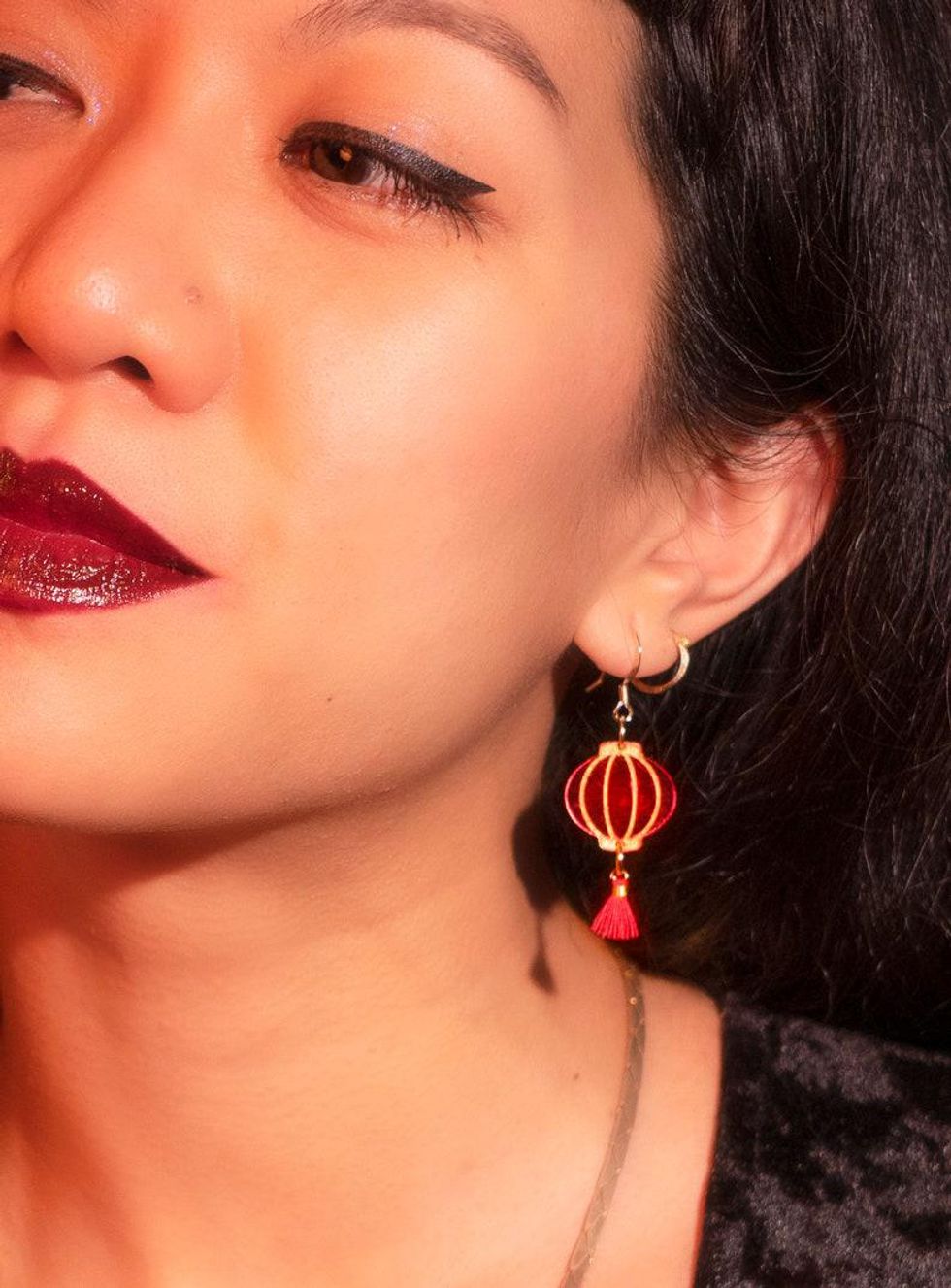 Red Lantern Earrings From ChaoticNeutralNY On Etsy