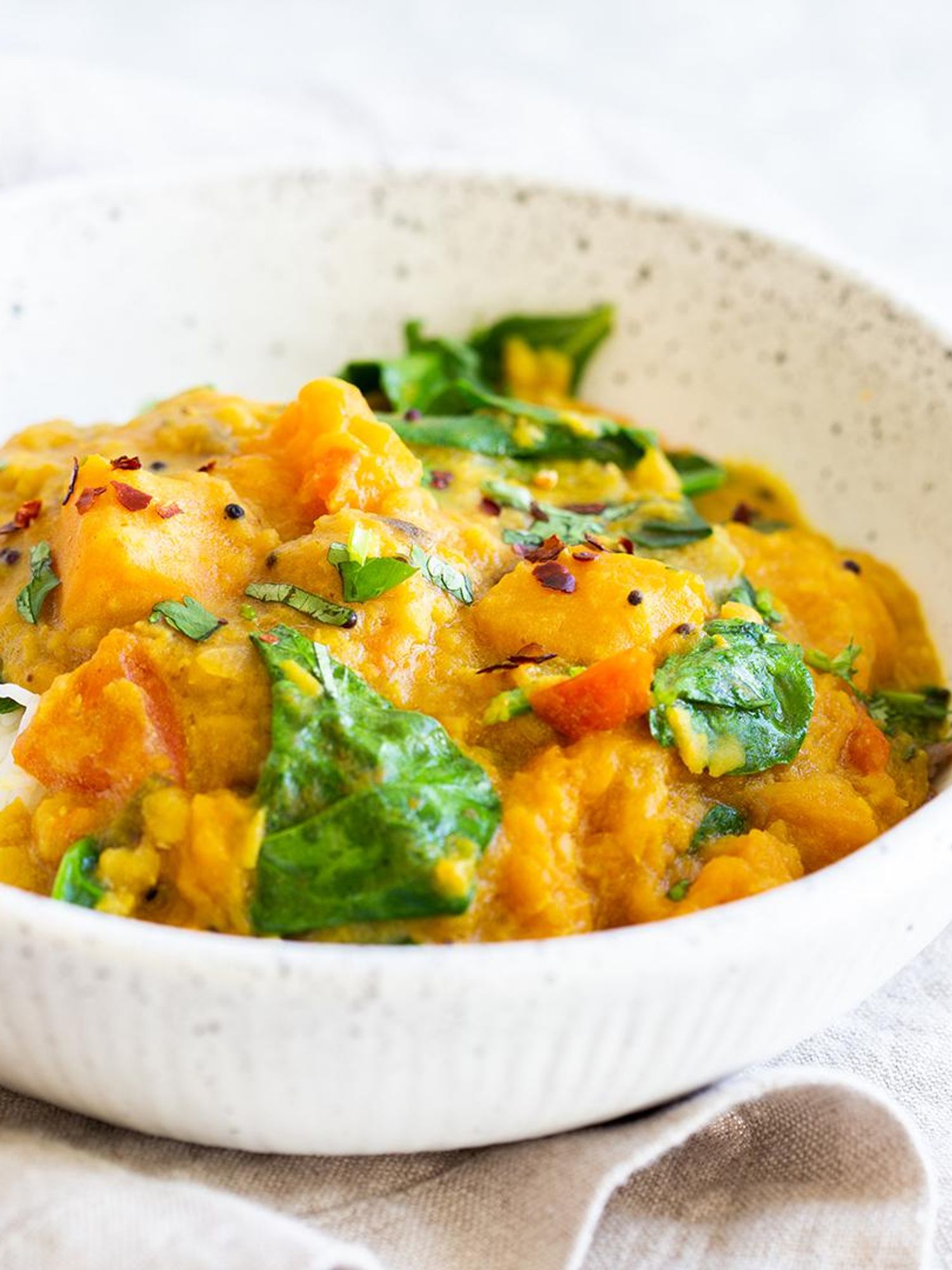 Red Lentil Butternut Squash Curry