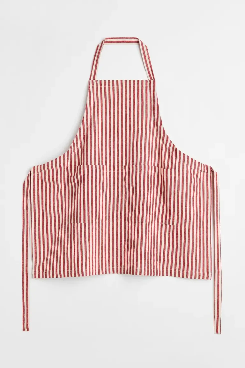 Red Striped Apron