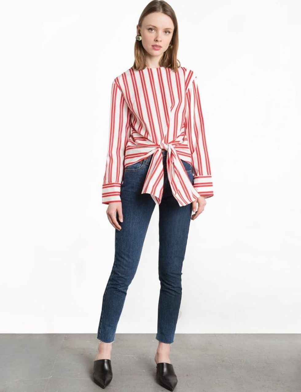 red-striped-blouse