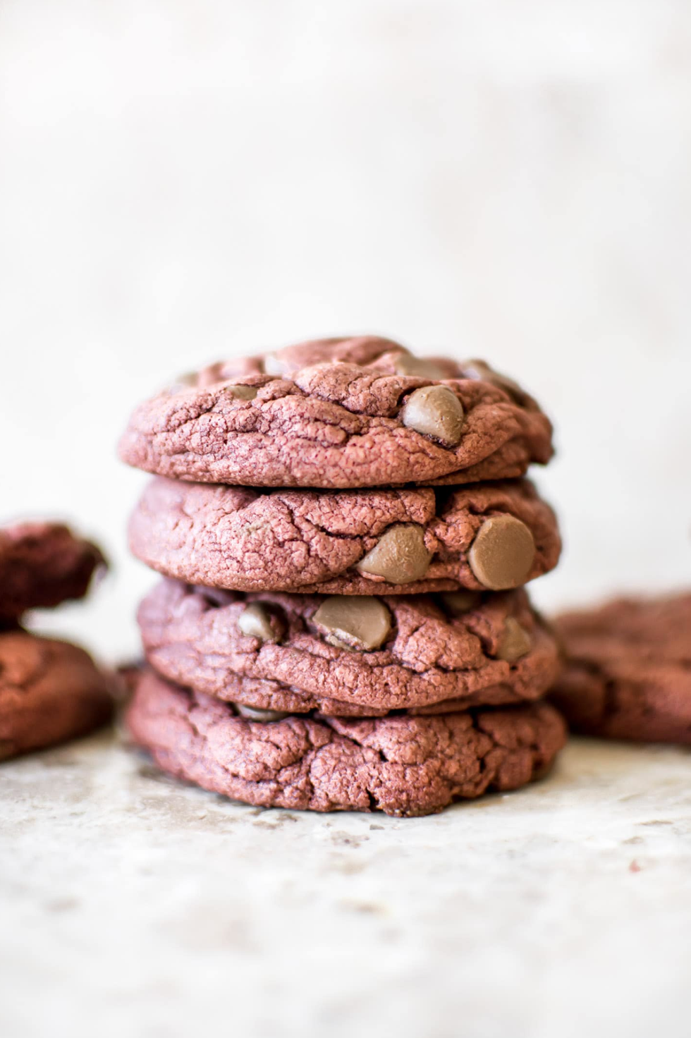 Red Velvet Cake Mix Cookies
